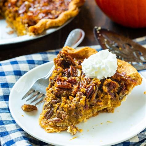 Pumpkin Pecan Pie Spicy Southern Kitchen