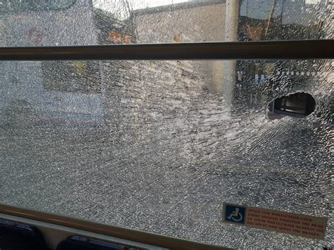 Rochdale News News Headlines Youths Smash Bus Windows With Hammers