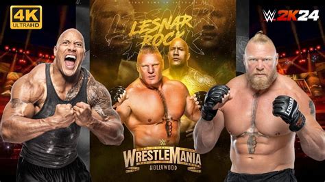 Wwe K Brock Lesnar Vs The Rock Stone Cold Special Guest Referee