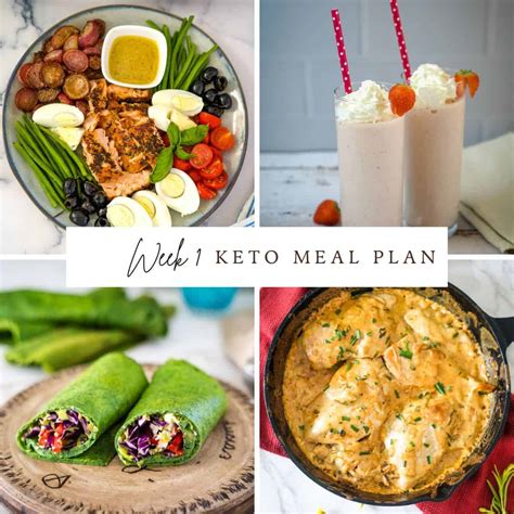 Keto Meal Plan Week 1