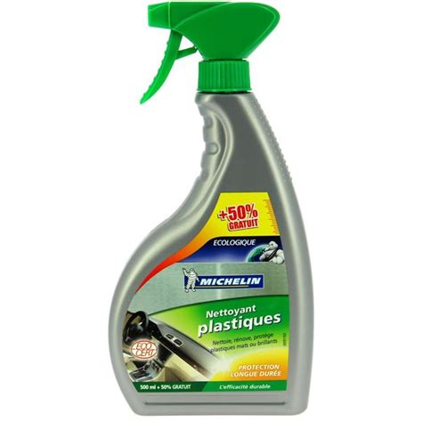 Nettoyant Plastiques Michelin Ecologique 500 Ml 50 Gratuits Feu Vert