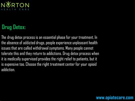 Ppt The Cost Of Drug Detox Powerpoint Presentation Free Download