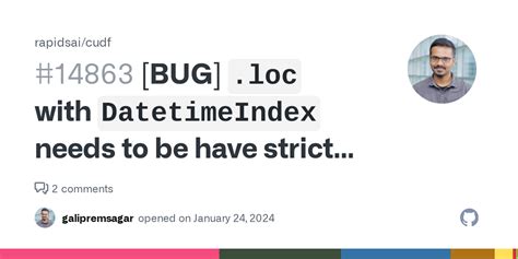 BUG Loc With DatetimeIndex Needs To Be Have Stricter Checks