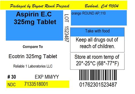 Aspirin Mg Ec Aspirin Tablet