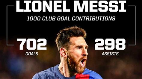 Messi records 1,000th goal contribution, breaks Ronaldo record in PSG ...