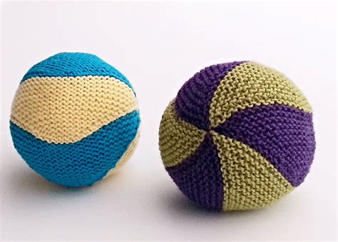 Knitting Pattern Knitted Balls Rainbow Ball Soccer Ball Marble