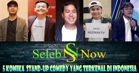 5 Komika Stand Up Comedy Yang Terkenal Di Indonesia