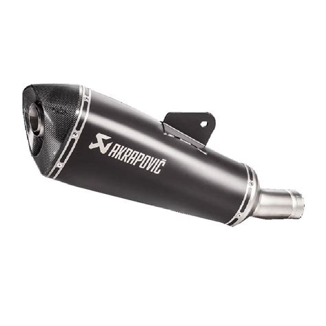 Silencieux Akrapovic Titane Noir Echappement Moto Motoblouz