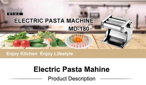 180mm Shule Pasta Maker 70W Electric Pasta And Noodle Maker