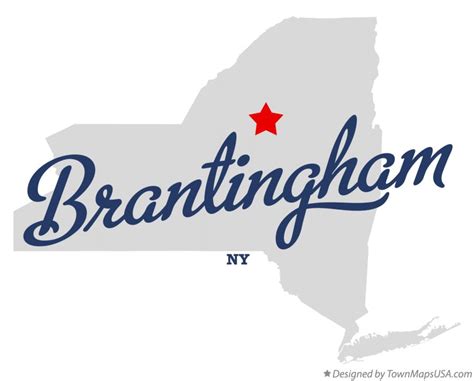 Map of Brantingham, NY, New York