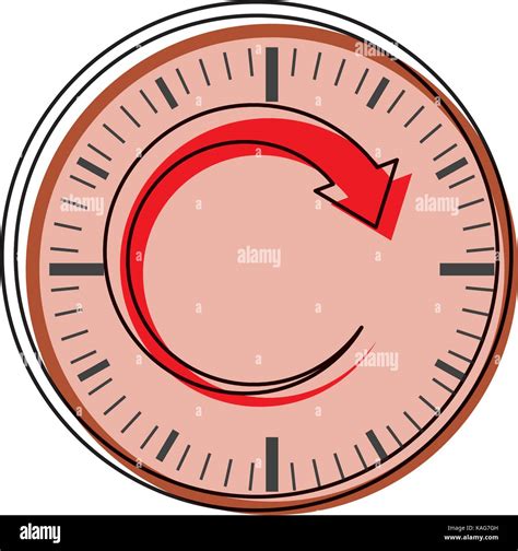 Wall Clock Vector Illustration Stock Vector Image And Art Alamy