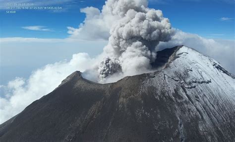 Popocat Petl Sem Foro De Alerta Volc Nica Regresa A Amarillo Fase