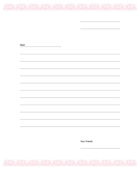 Printable Letter Writing Templates 2023 News Tips Reviews And