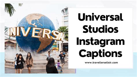 Universal Studios Captions For Instagram Puns Quotes Short