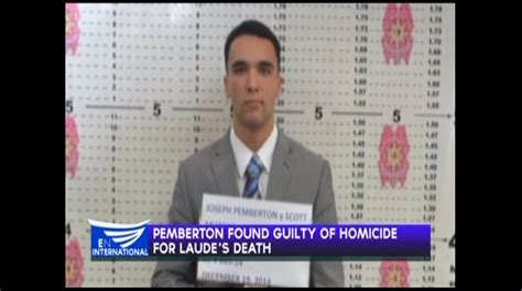 Pemberton Found Guilty Of Homicide For Jennifer Laudes Death