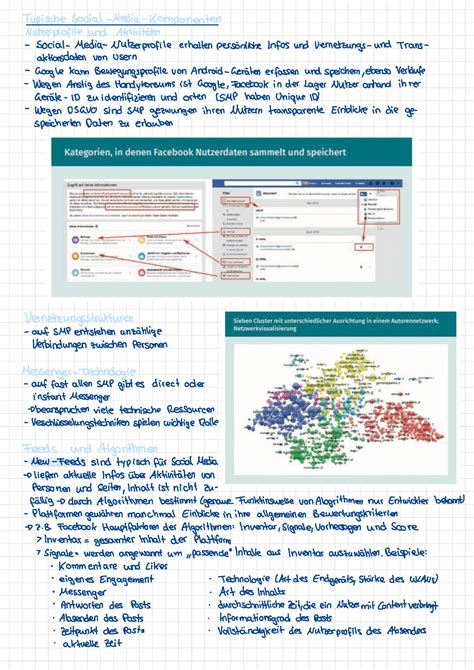 Skript Sommersemester Typische Social Media Komponenten