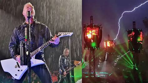 Lightning Strikes As Metallica Launches Into Master Of Puppets In