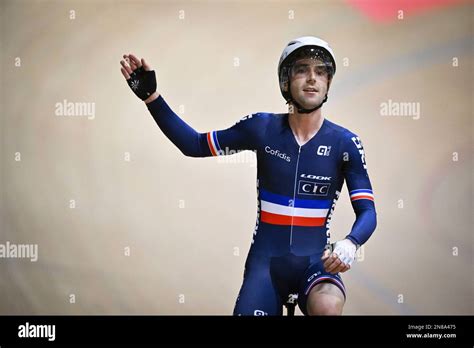 Benjamin Thomas Of France Reacts After Winning The Men S Omnium