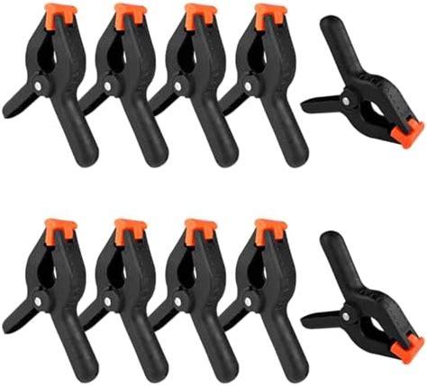 Nutabevr Pack Of Spring Clamps Inch High Performance Black Nylon