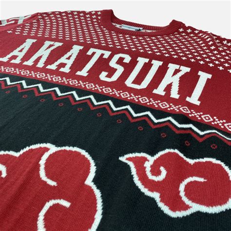 Naruto Shippuden Akatsuki Holiday Sweater Crunchyroll Store