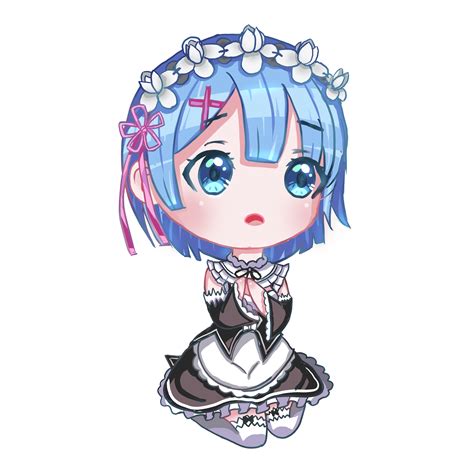 Rem Chibifanart By Xclearxx On Deviantart