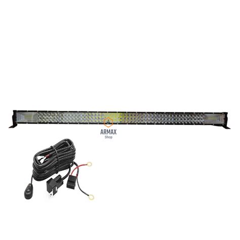 Cm W Set Proiector Led Bar Armax Drept V V Kit Cablaj Cu