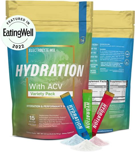 Hydration Powder Packets Variety Pack Sugar Free