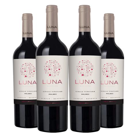 Vinho Argentino Finca La Anita Luna Malbec 4 Unidades Domo Express