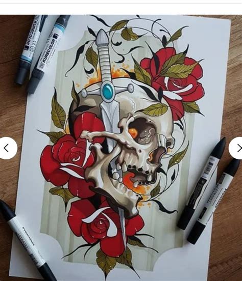 Pin By Paula Cardoso On Tattoo Projetos Cliente Skull Art Drawing