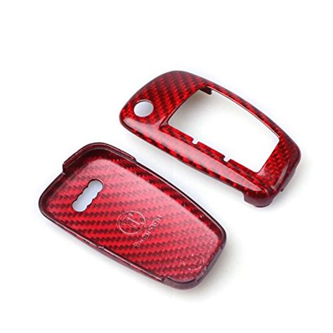 M JVisun Genuine Carbon Fiber Key Fob Cover For Audi A1 A3 A4 A6 A8