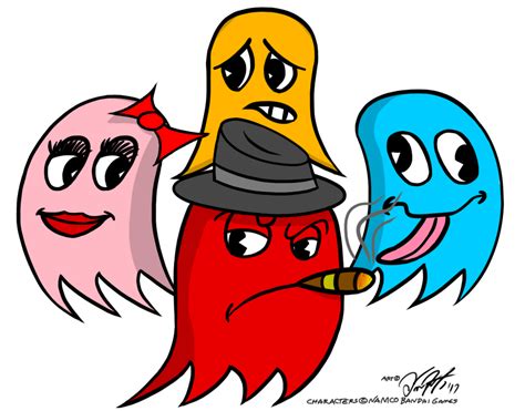 The Pac Man Ghosts By T Newton On Deviantart