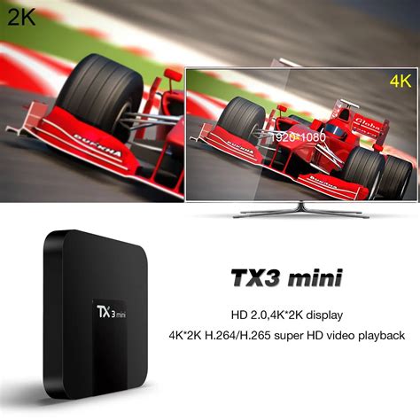 Tx3 Mini Android Tv Box 2gb/16gb 4k Tv Amlogic S905w Quad Core 2.4ghz ...