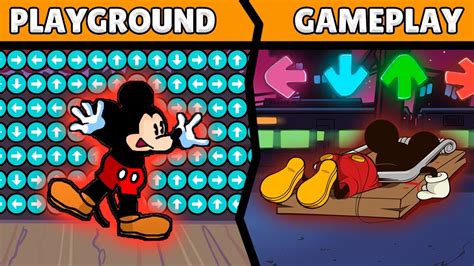 Fnf Character Test Gameplay Vs Playground Mickey Mouse Kills