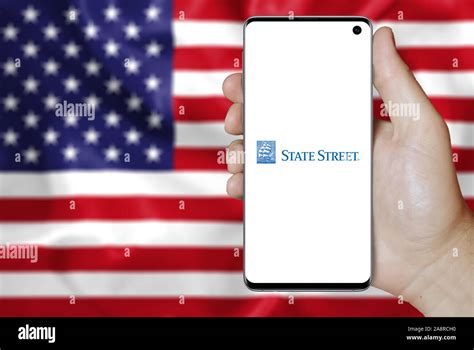 Logo Of Public Company State Street Corp Displayed On A Smartphone