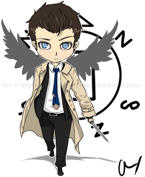 Chibi Castiel By Psychotic Mayhem On Deviantart Supernatural Fan Art