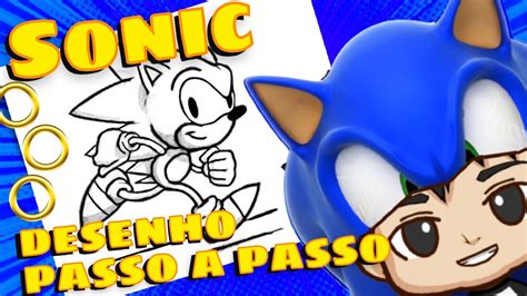 Como Desenhar O Sonic Correndo Como Desenhar O Sonic Correndo Passo A