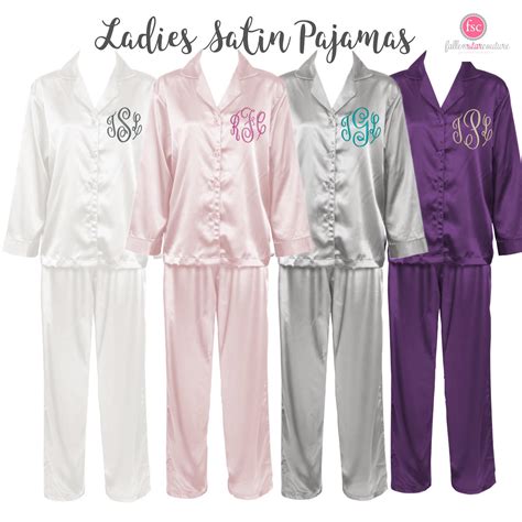 Bridesmaid Pajamas Monogrammed Pajama Set Monogrammed Etsy