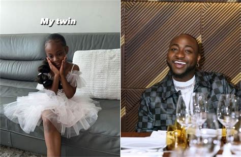 My Twin Davido Shows Off Second Daughter Kemi Filani News