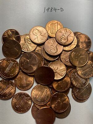 D Bu Lincoln Memorial Cent Penny Roll Coins Ebay