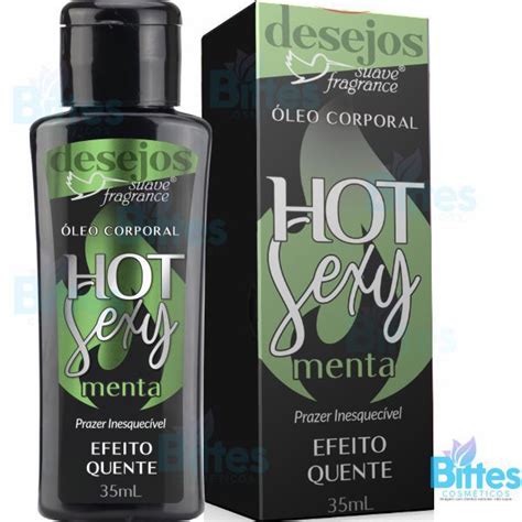 Comprar Óleo Hot Sexy Suave Fragrance Efeito Quente de Menta Sexy shop Bittes Cosmeticos