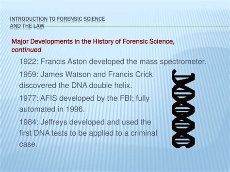 Ppt Unit 1 Introduction To Forensic Science And The Law Powerpoint