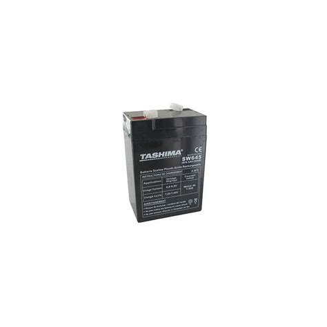 Batterie Tashima Gel Agm V A Pour Lampe Torche Rechargeable