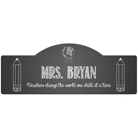 Personalized Door Sign for Teachers