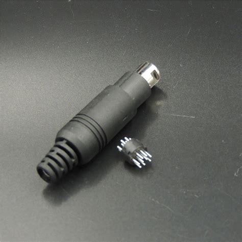 20PCS Mini DIN 9 Pin Male Connector Adapter Soldering In Connectors