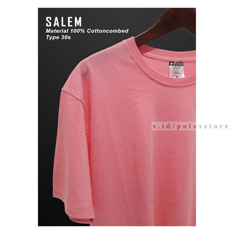 Jual Kaos Polos Salem Cotton Combed 30s Indonesiashopee Indonesia