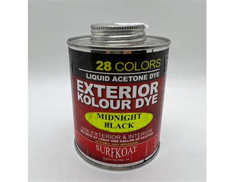 SurfKoat EXTERIOR KOLOUR DYE 16 Oz Can Midnight Black