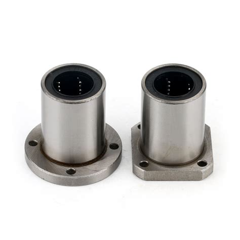 Mm Bore Flanged Linear Motion Ball Bushing Bearing Lmek Uu Lmek