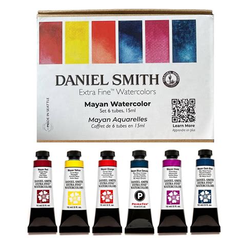 Daniel Smith Extra Fine Watercolor The Mayan Set Of Ml Tubes