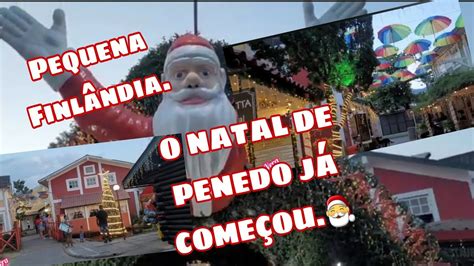 O NATAL EM PENEDO RJ JÁ COMEÇOU E A PEQUENA FINLÂNDIA TÁ LINDA