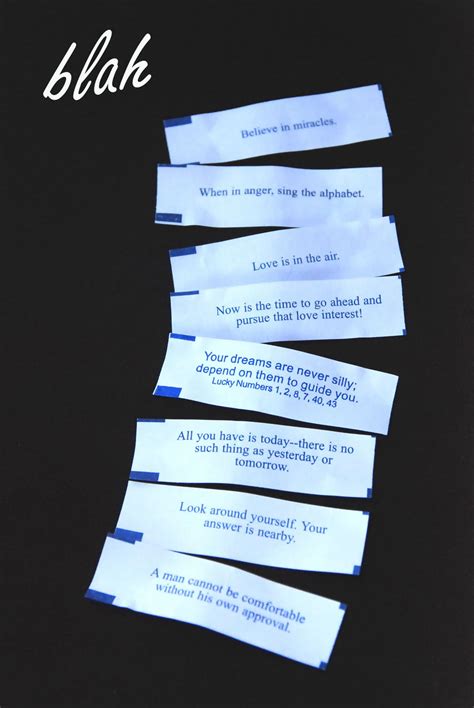 Printable Fortunes For Fortune Cookies